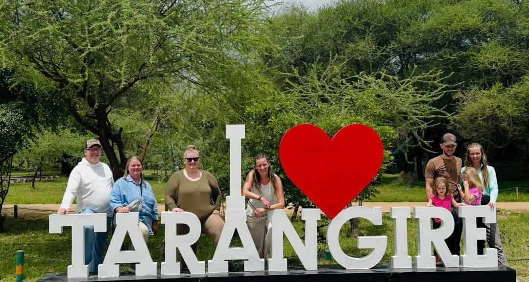 Tarangire National Park Elephant Herds and Baobab Trees Tanzania Safari